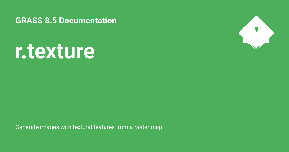 r.texture - GRASS 8.5.1dev Documentation