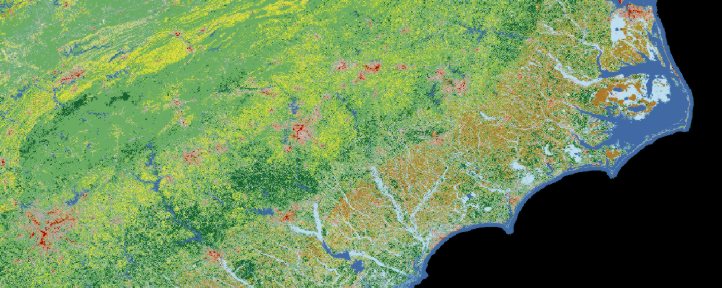 North Carolina landcover map