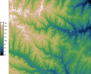 Matplotlib gist_earth continuous