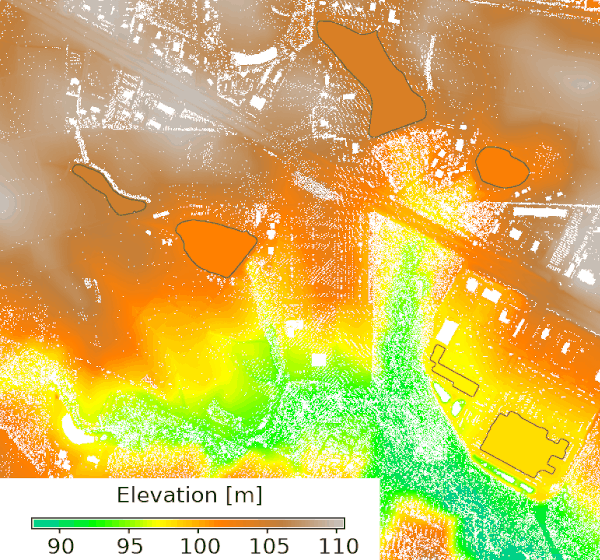 output elevation from r.hydro.flatten