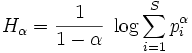 r.li.renyi formula