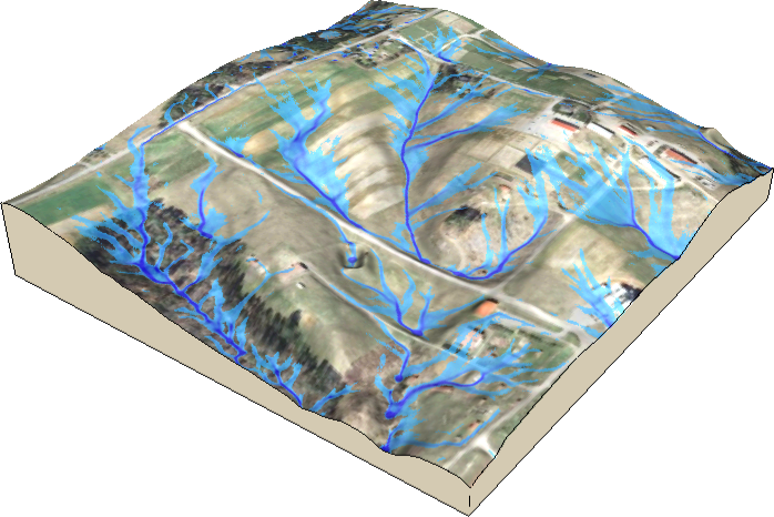 r.sim.water generated depth map