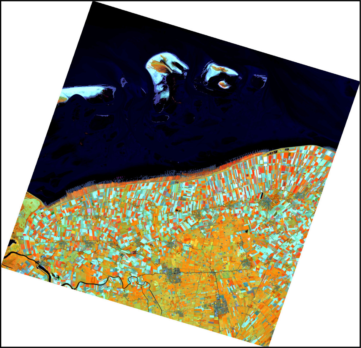 EnMAP SWIR-agriculture composite example
