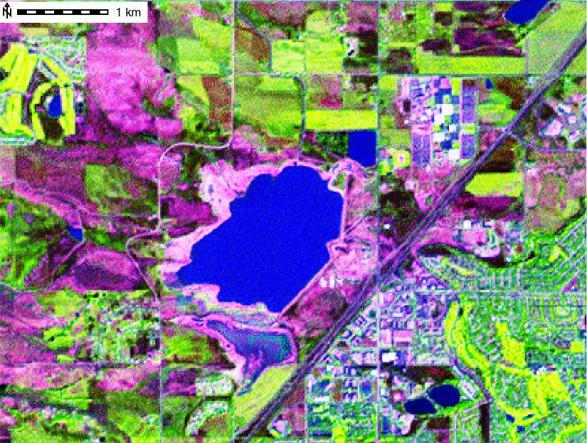 R, G, B composite of PCA sharpened image at 15m