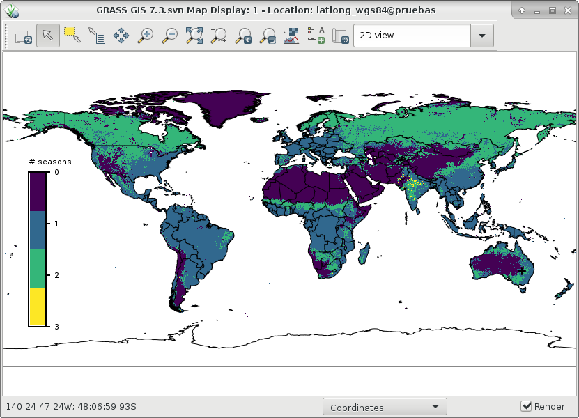 Output of the r.seasons addon